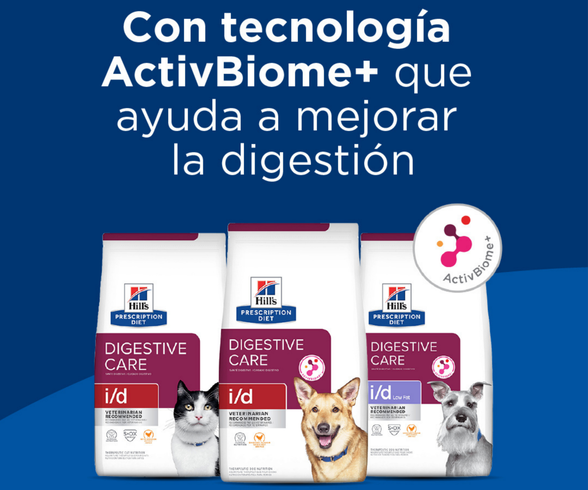 Hill's Digestive Care con tecnología ActivBiome+
